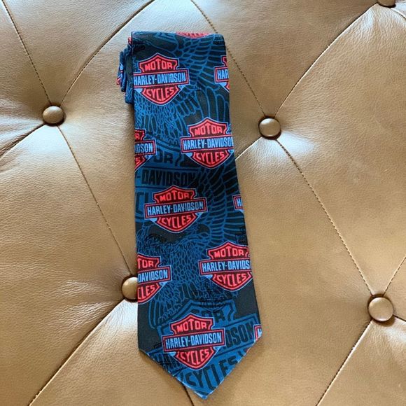 Harley-Davidson Other - Vintage Harley-Davidson Silk Tie
